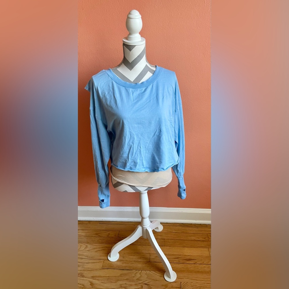 JoyLab Sky Blue Long Sleeve Tee